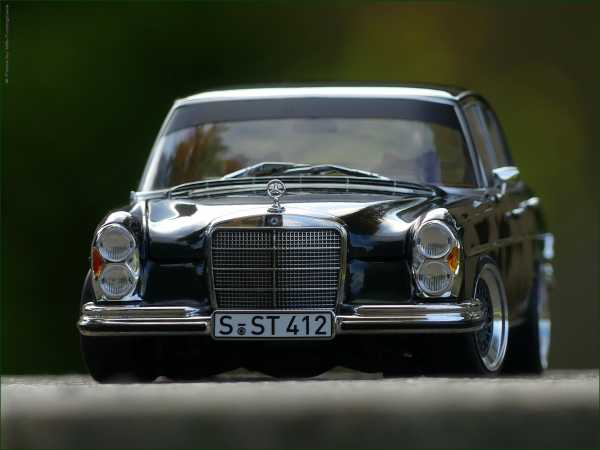 1:18 Mercedes Benz 280 SE W108 1968 DarkGreen + BBS = inkl OVP